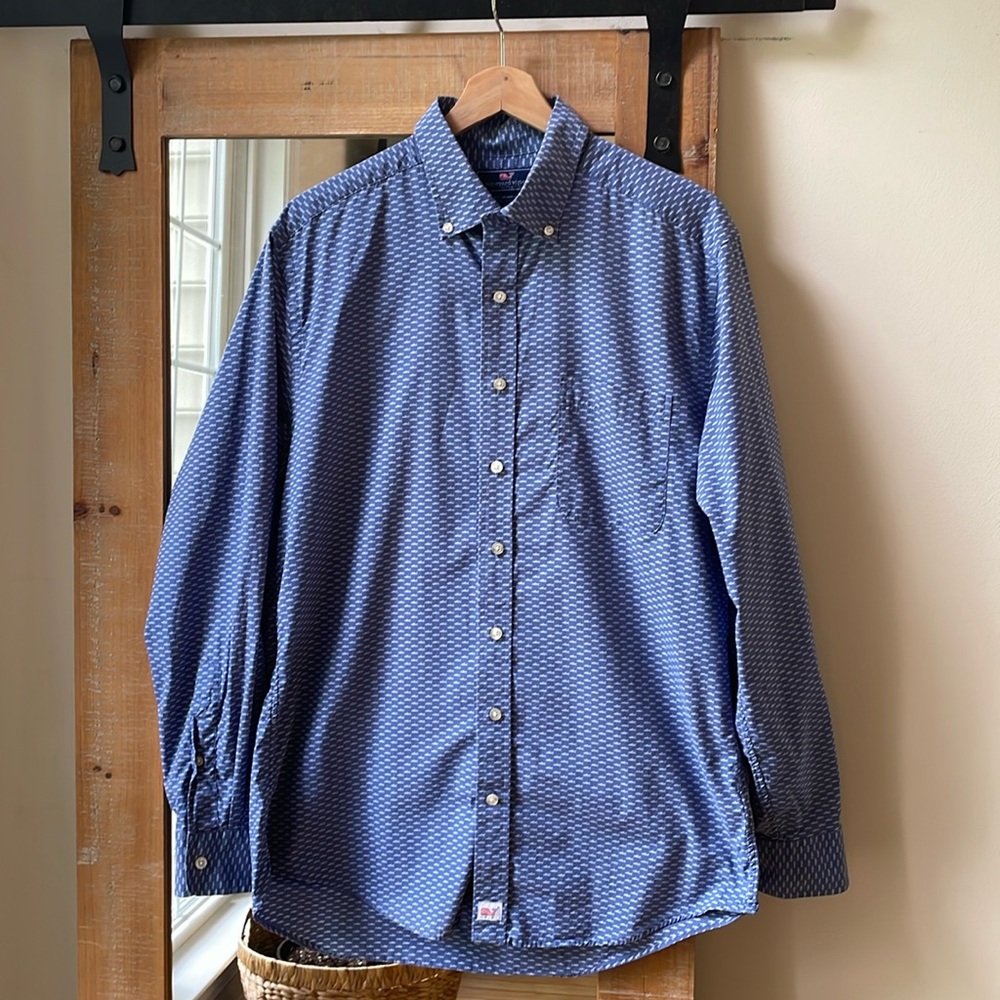 Vineyard Vines Slim Fit Murray Shirt Size M